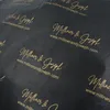 Carta velina da regalo personalizzata con stampa del logo del marchio in oro per l'imballaggio