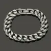 Aço inoxidável Hip Hop Ouro Prata Banhado Charme Pulseiras Link Chains Mens Punk Bangle Party Jewelry197u