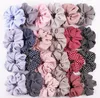 Scrunchies Headwear Stora tarmhår Slipsar Elastiska Stripe Hårband Huvudband Flickor Ponytailhållare Trendiga Hårtillbehör LSK1061