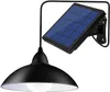 Lampes suspendues solaires améliorées avec télécommande, lampes de hangar à énergie solaire pour extérieur/intérieur, lampe suspendue marche/arrêt automatique pour grange