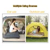 Andra interiörstillbehör bil Uppblåsbar säng luftmadrass Universal SUV Travel Sleeping Pad Outdoor Camping Mat 2021250D