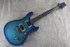 2022 Nowy Nowy Noszenie String Bridge Birds Inlay Fingerboard Artist Series Blue Guitar Electric