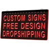 LS0001 Design your own custom Light sign hang home shop decor