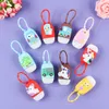 30ml Hand Hand Sanitizer Holder Cartoon Cases Cartoon Undents Student School Perfume Butelka i silikonowa pokrywa ochronna Zestaw losowy wzór E92107