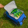 釣り屋外の折りたたみキャンプチェア調節可能な携帯用鯉の折りたたみ狩猟キャンプピクニック絶縁袋バッグアルミニウム釣りチェアクーラーバッグ