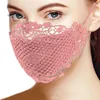 Moda mujer mascarilla adultos encaje estilo de impresión cubiertas protectoras anti polvo a prueba de viento máscaras de algodón al aire libre transpirable lavable máscaras regalos