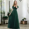 2020 NOUVELLE ROBRES MAXI MAXI SEXE SEET Vneck paillettes Green Pink Yart Jupe Party Robes Bridesmaid Banquet Host Robe de soirée8429962