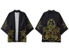 Aelfric Eden Peri Baskı Japon Kimono Gömlek Coats 2020 Hip Hop Erkek Japon Kimono Ceketler Streetwear Açık Ön Ceket