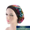 Muslim Women Wide Stretch Silk Satin Breathable Bandana Sleeping Turban Hat headwrap Bonnet chemo cap Hair Accessories