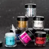 HANDAIYAN Glitzer-Lidschatten-Puder, Schimmer-Pailletten-Lidschatten-Make-up, buntes Augen-Schimmer-Puder