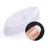 Eco-friendlyFrench Dip Nail Container Plastic Line Powder Dipping Tray Nail Tips Mold Guides Tool DIY 1Pc