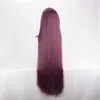 Fate/Grand Order – perruque de Cosplay Scathach, cheveux synthétiques de haute qualité, résistants à la chaleur, longs et lisses de 110cm, Anime violet et rouge