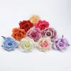 30/50pcs Roses Cabeça Casamento Decorativo Flores de parede DIY Natal para decorações de casa Decorações artificiais Scrapbooking Garlands