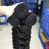 Ny stil Deep Wave Natural Virgin Hair Bundles Toppkvalitet Glamorösa Human Cuticle Inriktat hår för svarta kvinnor