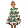 New Cat Christmas Print وابنتها تتطابق مع فستان الأكمام في منتصف الأكمام الأوروبي والأميركي فستان الأزياء الإناث الأزياء 5938638