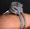Euramerican Classic Microinlay Cyrron Pierścienie osobowość moda Pierścionki zaręczynowe ślubne dla kobiet biżuteria na imprezę ANEL4078479