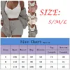 2020 Women Winter Warm Fluffy Pajamas Sets Cardigan Sweater Long Sleeve Plush Hooded Coat + Shorts Set Sleepwear Homewear 2PCS