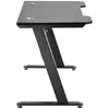 47.2 "Datordator Datorsignal, Hem Gaming Desk, Office Skrivande Arbetsstation Skrivbord, Space-Spara, Lätt att montera, Svart W20615682