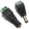 100pcs Female +Male DC connector 2.1*5.5mm Power Jack Adapter Plug Cable Connector for 3528/5050/5730 Led Strip Light DC Connector