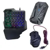 4 in 1 Bluetooth Gaming Keyboard Mouse Converter Combo for Smartphone PC PUBG Mobile Game Accessories