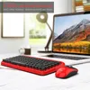 Set combo tastiera e mouse wireless da 2,4 GHz ultra sottile a grandezza naturale per laptop PC desktop da ufficio