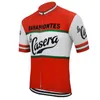 Bahamontes Retro Black Cycling Jersey Men Team Summer Short Sleeve Road Road Bicycle Red Cycling Clicking