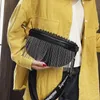 Kvinnor Punk Rivet midjeväskor Tassel Cool Fanny Pack Läder bröstbältes påsar Crossbody axel telefon pengar bum höftvinge276w