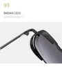 Metal de duplo feixe Sunglasses Eyewear Windproof o quadro do quadro de prata de moda Acessórios Óculos Men Sunglasses 5 cores Availabl