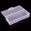 Scatola portaoggetti in plastica trasparente per strumenti per manicure per unghie, per punteggiare le unghie, penne da disegno, buffer per file di macinazione, custodia per organizer, scatola contenitore298 m