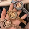 2021 fashion Rose gold luxury mens watches Three needle series Quartz watch women designer watches Brand steel belt girl accessories