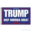 Hot Sale Trump 2020 Flag 5 Styles Donald Vlaggen Houd Amerika Geweldig weer Polyester Decor Banner voor President USA