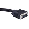 VGA 15 PIN MANNELIJKE NAAR 3RCA TV S-VIDEO AV-uitgangsconvertor Adapterkabel M / F-connector voor pc-computerlaptop