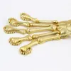 European and American Fashion Metal Skeleton Bracelet Ghost Claw Linking Finger Bracelet Halloween Jewelry for Party Gifts