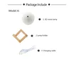 3D LED Night Magical Moon LED Light Moonlight Lampe de table USB Rechargeable 3D Light Colors Stepless pour la décoration de la maison Lumières de Noël