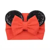 Grand arc large bandeau mignon bébé filles accessoires de cheveux paillettes souris oreille fille bandeau nouveau design vacances maquillage costume bande HN9073069