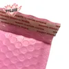 50 sobres acolchados de burbujas de polietileno rosa, sobres acolchados autosellados, bolsas de regalo para revistas de libros, sobres forrados, autosellados, Pink1280K