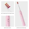 Fairywill Electric Toothbrush FW507 IPX7 Ultrasonic automatic Fast Charging Rechargeable 5 Mode with 3 Brush Head Gift for Adult