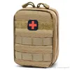 1000d nylon 15x21x7cm Taktisk första hjälpen kit väska överlevnad Medicinsk täckning Utomhus Emergency Militärpaket Utomhusresor Hunting 1115255