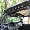 Poignées de maintien de barre de rouleau de voiture noire large poignée supérieure 4 portes pour Jeep Wrangler JL 2018-2020