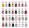 Customize Neoprene Hand Sanitizer Bottle Holder Keychain Bags Printed Wristlet Hand soap Bottle Holder Lipstick Holder Key Rings