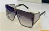 Nouvelles lunettes de soleil de la mode et de conception populaire 102b Cadre surdimensionné avec des temples droits Hidden Hood Design Style à la mode et Top Quali 212F