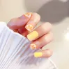 24 stks Afneembare Valse Nail Kunstmatige Tips Instellen Volledige Cover voor Korte Decoratie Druk op Nagels Kunst Fake Extension Tips met lijm