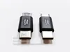Aluminiumlegeringskal USB3.1 Typ-C Man till manlig Adapter Coupler Connector Extender Converter / 100PCS