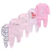 5pcs kız bebek erkek çocuk pijamas roupas de bebe fille pamuk nefes alabilen yumuşak ropa bebe yenidoğan uyuyanlar bebek pjiAmas lj200827