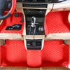 Tapis de sol de voiture sur mesure, cuir PU imperméable, matériau respectueux de l'environnement pour un vaste modèle de voiture et faire 3 pièces ensemble complet Ma222a