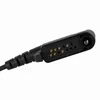 Czarny Big Ptt Hook Hook Słuchawka Mikrofon Słuchawkowy dla Hytera / Hyt Walkie Talkie PD602, PD605, PD680, PD682, PD682G, PD685, X1E, X1P