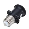 AC100-240V 4A E27 Plug Lamp Bases żarówka LED Lampa Lampa Uchwyt Zaznacz Śruba Converter E27 Interfejs Shiface Shiface do 2Pin EU