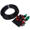 25m Micro Drip Irrigation System Plant Automatic Spray Greenhouse Watering Kits Garden Slang Justerbar Dripper Sprinkler XJ Y200101709422