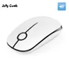 Mouse Jelly Comb Mouse wireless 2.4G clic silenzioso silenzioso per laptop PC portatile USB muto ergonomico Mause1