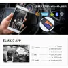 OBD2 ELM327 V1 5 Bluetooth WIFI Автомобильный диагностический инструмент ELM 327 OBD чип считывателя кодов PIC18F25K80 работает Android IOS Windows 12V Car2800